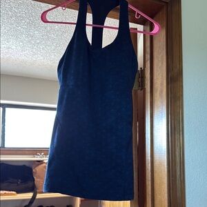 Navy Blue Racerback Dress